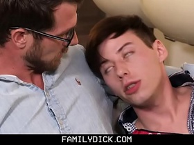 FamilyDick - Hot Teen Takes Giant Daddy Cock