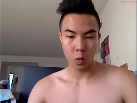 Asian Jerks Off