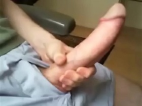 Una vergota blanca para mamar