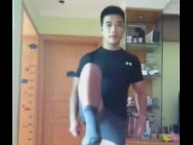 Chinese Muscle Hunk JO Vid