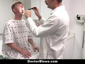 Twink Patient Wants His Favorite Doctor's Special Treatment Again - Johnny B, Andrew Powers - DoctorBlows