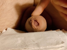 Uncircumcised Frenulum Orgasm 2